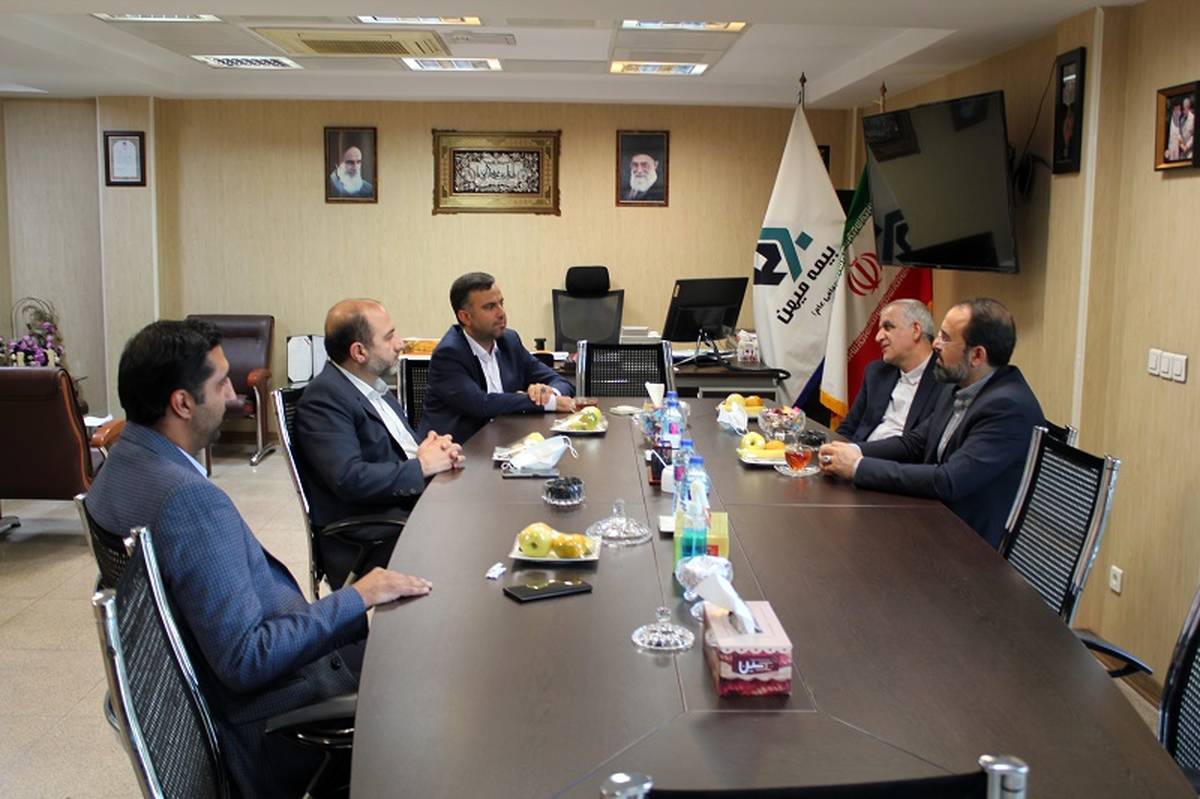 دیدار دوستانه مدیرعامل بیمه کوثر با همتای خود در بیمه میهن