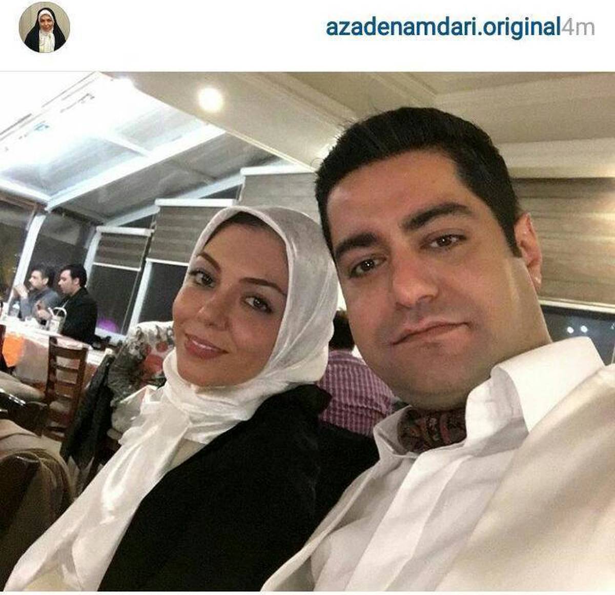 بیوگرافی آزاده نامداری + تصاویر همسرش
